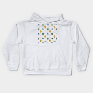 Books pattern Kids Hoodie